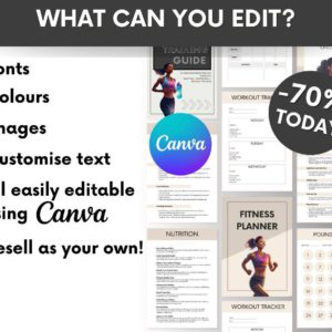 DFY Health & Fitness Bundle: PLR Ebooks, Planners, Guides (Ready to Resell)