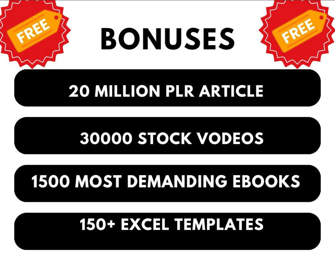 2 Million+ Ebooks + 2 Million PLR Articles Bonus with reseller rights | 2M Ebooks bundle - Image 3