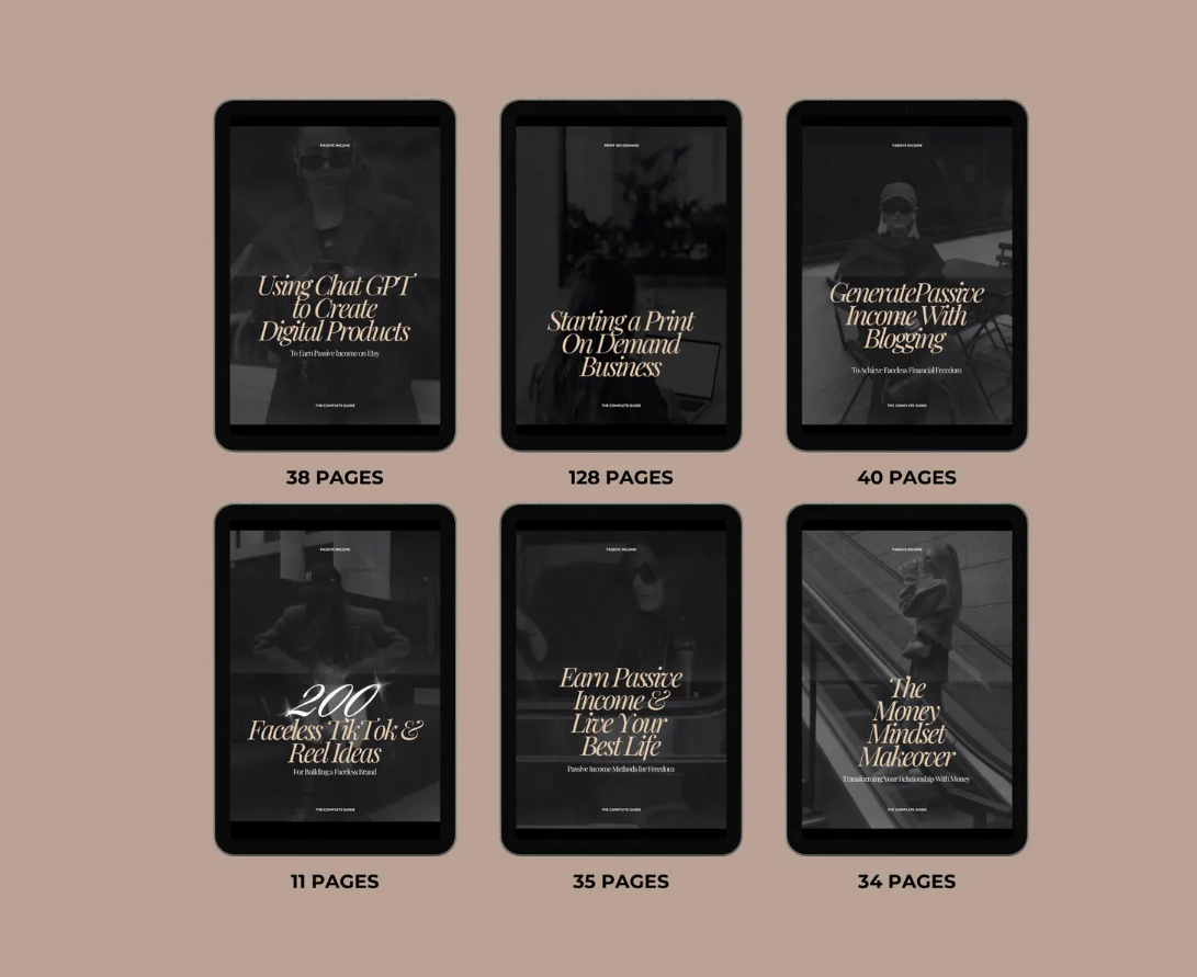 Passive Income eBook Bundle MRR master resell rights, resell digital product - Image 4