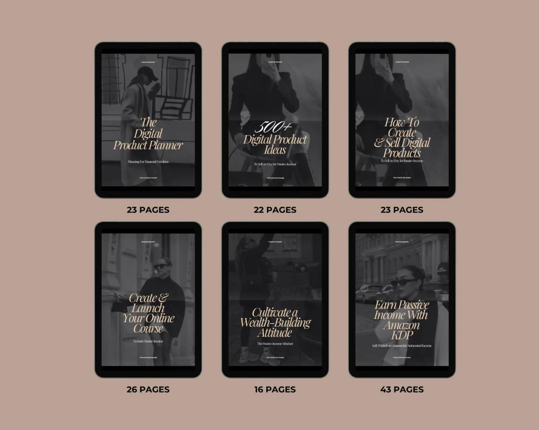 Passive Income eBook Bundle MRR master resell rights, resell digital product - Image 5