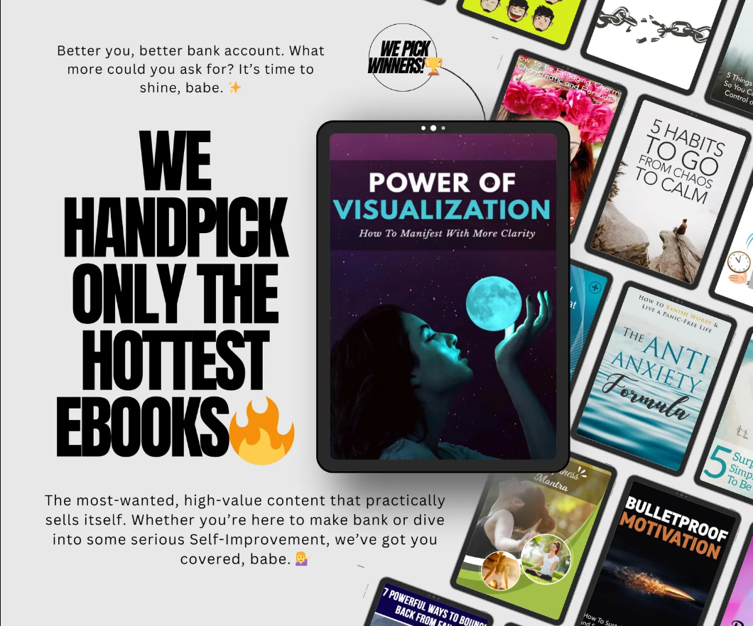 EBOOKS Self Improvement Bundle/750 Digital Books With Resell Rights/Ebook Bundle - Image 3