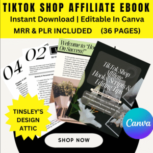 TikTok Shop Affiliate Hooks and Scripts Monetize TikTok MRR & PLR Boost Sales and Engagement Master Resell Rights 2025