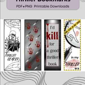 Thriller, Psychological Thriller Bookmark