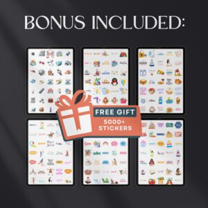 7500+ Digital Planner Pages Bundle | Editable Canva Templates | PLR & MRR Resell Rights