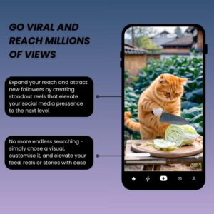 185+ AI Cat Reels Bundle | Viral Social Media Content | PLR & MRR Included (Digital Download)